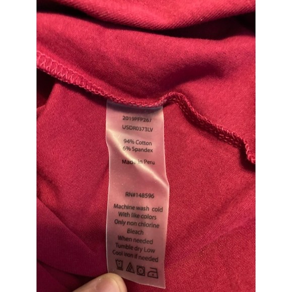 NWT  Universal Standard   Geneva Dress  V-Neck Beet Red  Size  2XS (6-8) - Picture 5 of 7